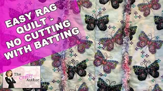 EASY RAG QUILT - NO CUTTING BLOCKS WITH BATTING