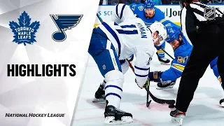 NHL Highlights | Maple Leafs @ Blues 12/07/19