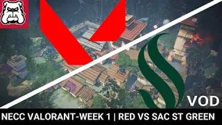 NECC VALORANT Week 1 | Fresno State Red vs Sacramento State Green