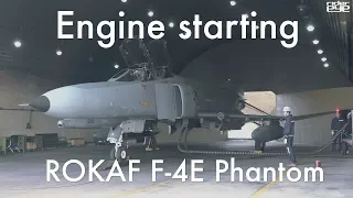 Engine starting ROKAF F-4E Phantom/공군 10전투비행단 F-4E 팬텀 엔진시동 [ridereye]