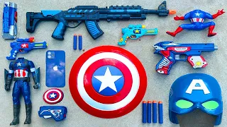 Captain America Action Series Guns,Mask & Equipment | Realistic Avengers Characters