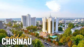 5 Years of Chisinau  - Aerial drone view, Moldova