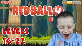 Ronald plays Redball 4, levels 16-22 (Android) | KID GAMING