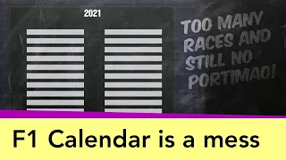 The F1 Calendar Headache - the season's too long AND there's not enough tracks on it