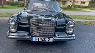 1972 Mercedes-Benz 280S Font lights