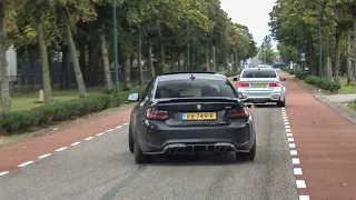 BMW M Cars Accelerating, Powerslides! 750HP M5 F10/F90, M2 Mosselman, M3 E92 G-Power, E46, GTR etc