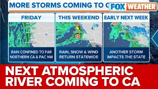 California To Feel Effects Of Next Impactful Atmospheric River Statewide