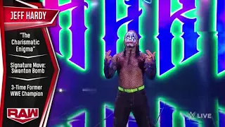 Jeff Hardy Entrance No More Words- WWE Raw 9-20-21