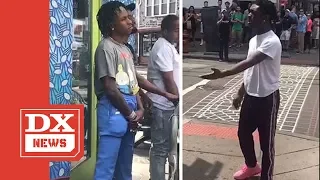 Lil Uzi Pulls Up And Swings On Rich The Kid In A Philadelphia Starbucks