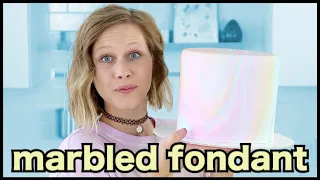 Marbled Fondant | Pretty Pastels!