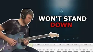 Won't Stand Down - Muse Guitar Cover (WITH TABS)