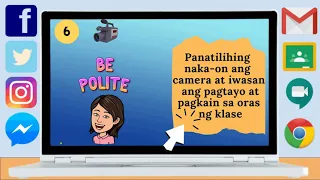Orientation Lesson - Virtual Classroom Rules (Filipino)