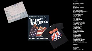 The Who - 1989 July 25 - Pontiac Silverdome - Pontiac, MI [Mullen source]
