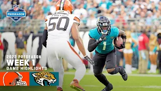 Cleveland Browns vs. Jacksonville Jaguars Preseason Week 1 Highlights | 2022 NFL Season