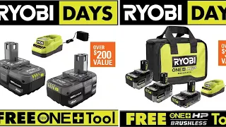 Ryobi Days Are HERE! Deals to look out for and why you NEED TO ACT FAST!