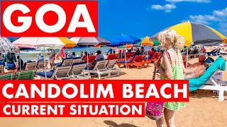 Goa | Candolim Beach - 2023 | Situation Update | Shacks, Watersports, Goa Vlog | North Goa