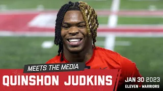 Quinshon Judkins discusses his decision to transfer to OSU, split carries with TreVeyon Henderson