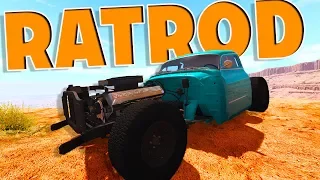 BeamNG Drive - AWESOME RATROD BURNSIDE CRASHES!