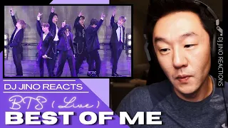 DJ REACTION to KPOP - BTS BEST OF ME LIVE PERFORMANCE