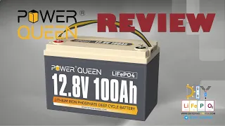 Batería 12v 100Ah PowerQueen LiFePO4 - REVIEW - 🚍DIY ElectroCamper🚤