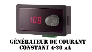 Cyrob : Générateurs de courant et boucles 4-20mA