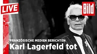 Modezar Karl Lagerfeld gestorben
