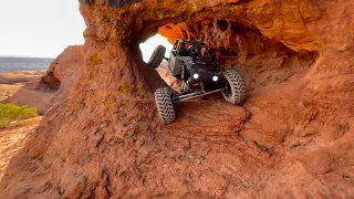 Axial Capra try’s out some new lines at Dixie Rock