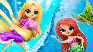 The Little Mermaid & Tangled / 30 Accessories DIYs for LOL OMG