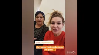 Psixoloq Narınc Rüstəmova qaynanası ilə video paylaşdı