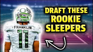 3 Rookie Sleepers You NEED To Draft!