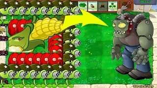 99 Gatling Pea vs Cob Cannon vs 99 Gargantuar - Plants vs Zombie Battlez