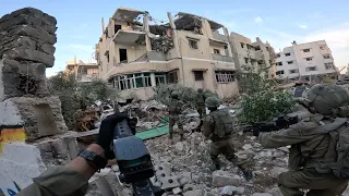 Combat Footage of IDF Soldiers Fighting Hamas in Gaza