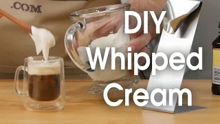 DIY whipped cream in 60 seconds
