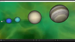 Universe Sandbox - Universe size comparison part 1