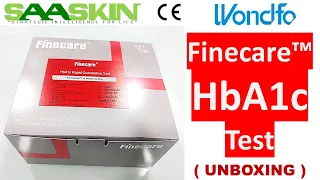 Wondfo Finecare™ HbA1c Rapid Quantitative Test | UNBOXING | FIA Test | #W207