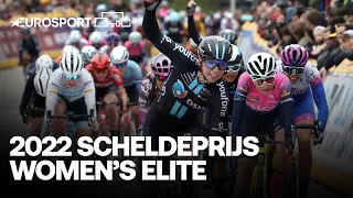 Tight sprint finish! | 2022 Scheldeprijs - Women's Elite | Eurosport