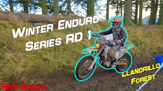 WOR EVENTS | WINTER ENDURO SERIES RD 1 | LLANDRILLO FOREST SPORTSMAN CLASS  #hardenduro #racing