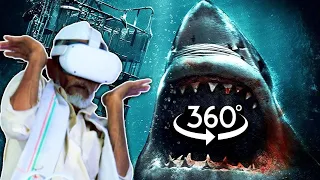 Villagers Try A Shark Attack VR Experience ! Tribal People Try Shark Attack VR