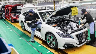Inside Japanese Mega Factory Producing the Luxurious Toyota Crown