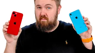 iPhone XR против iPhone 13... 3 года спустя. iPhone не меняется? Давайте разберемся.