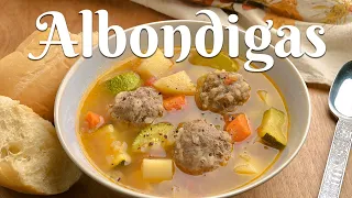 ALBONDIGAS: How to Make Traditional Mexican Meatball Soup/Caldo de Albondigas