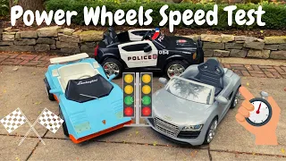 Power Wheels Speed Test - Battery Upgrades