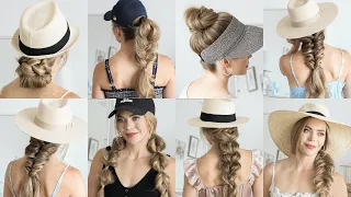 7 EASY HAT HAIRSTYLES | Missy Sue