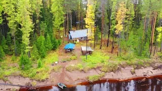 Одиночный поход по таёжным рекам. Один в тайге - жизнь, таёжный быт. Лесная изба. Шиповник. Часть 5