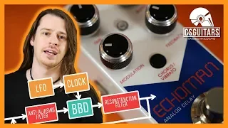 Bucket Brigade Devices: How Analog Delay Pedals Work | Too Afraid To Ask [Xvive Echoman V21]