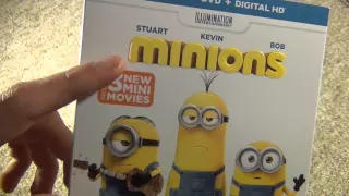 Minions Blu-Ray Unboxing