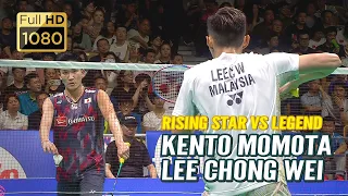 When the Rising star Challenge the Legend | Kento Momota vs Lee Chong Wei [FullHD|1080p]