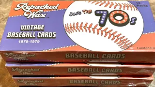 NEW RELEASE! REPACKED WAX JUST THE 70'S BOX OPENING!  VINTAGE 1970's TOPPS CARDS!