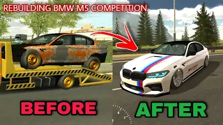 funny🤣restoration abandoned bmw m5 competetion car parking multiplayer roleplay #11 trending