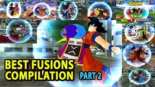 Dragon Ball Best Fusion Compilation PART 2 | BEST DBZ FUSIONS | DBZ Tenkaichi 3 (MOD)